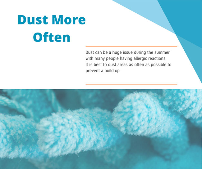 Dust More Often