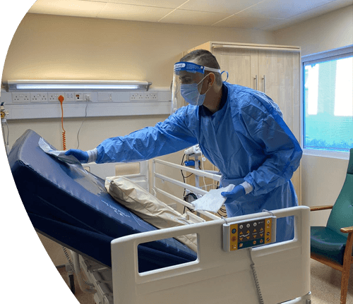 Decontamination process by Derrycourt Specialist