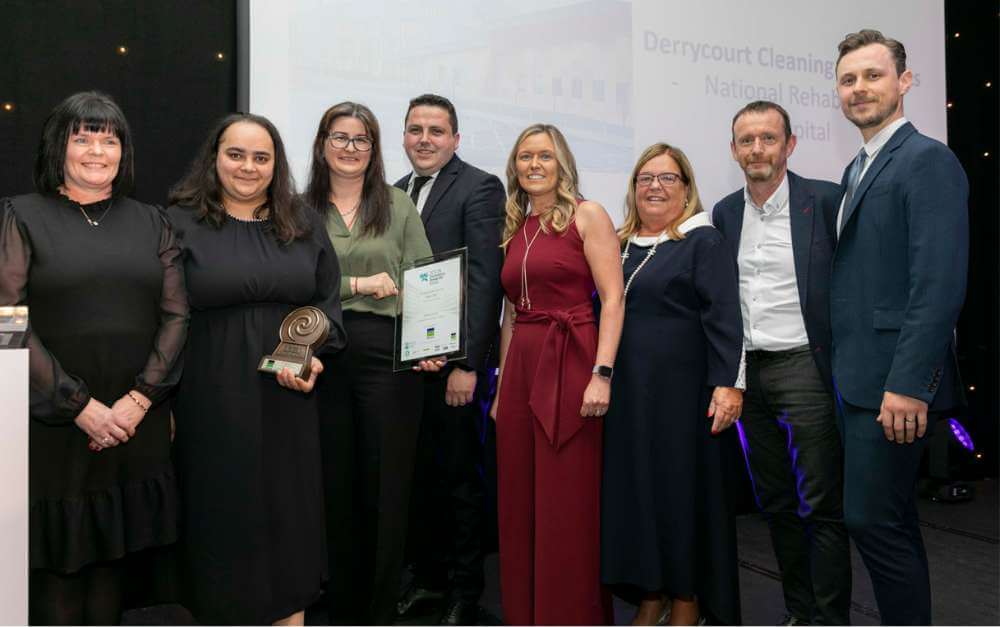 NRH cleaned by Derrycourt are ICCA Awards Overall Winners sponsored by Bunzl Ireland