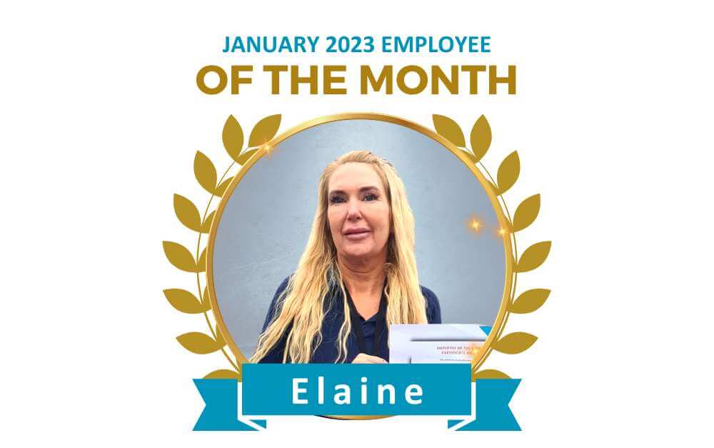 Elaine, January 2023 Derrycourt Employee of the month