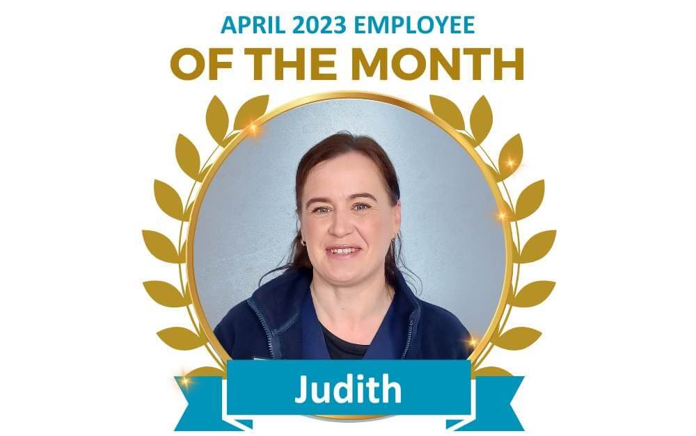 Judith, Derrycourt April Employee of the Month