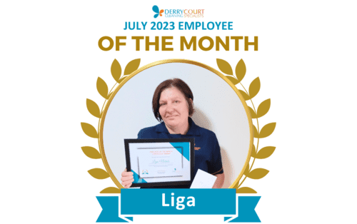 Liga, Derrycourt July Employee of the month