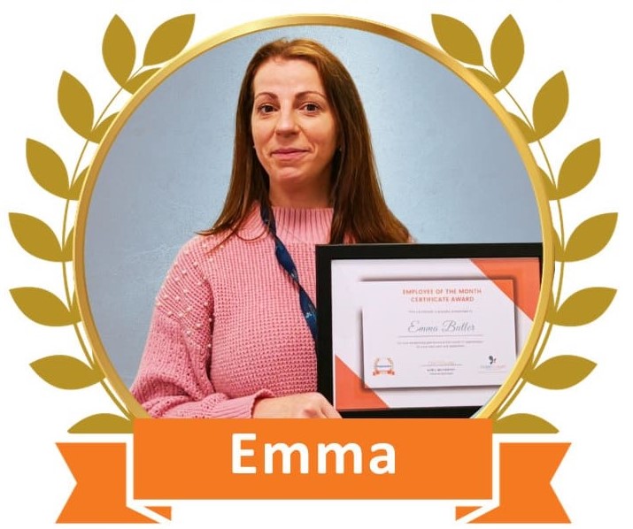 Emma September employee of the month