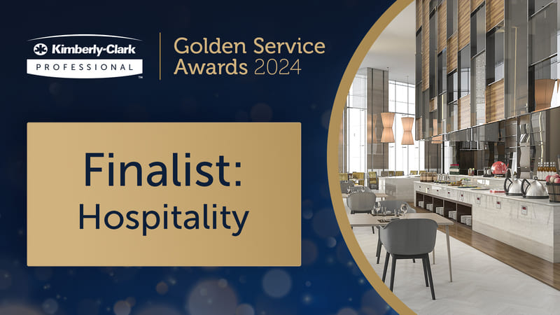 Derrycourt Golden service awards hospitality finalist