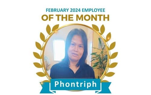 Phontriph February Employee of the Month at Derrycourt feature