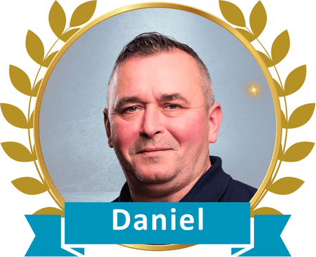 Daniel, Derrycourt Head office employee of the quarter
