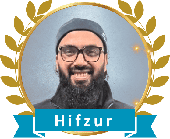 Hifzur, Derrycourt December Employee of the month