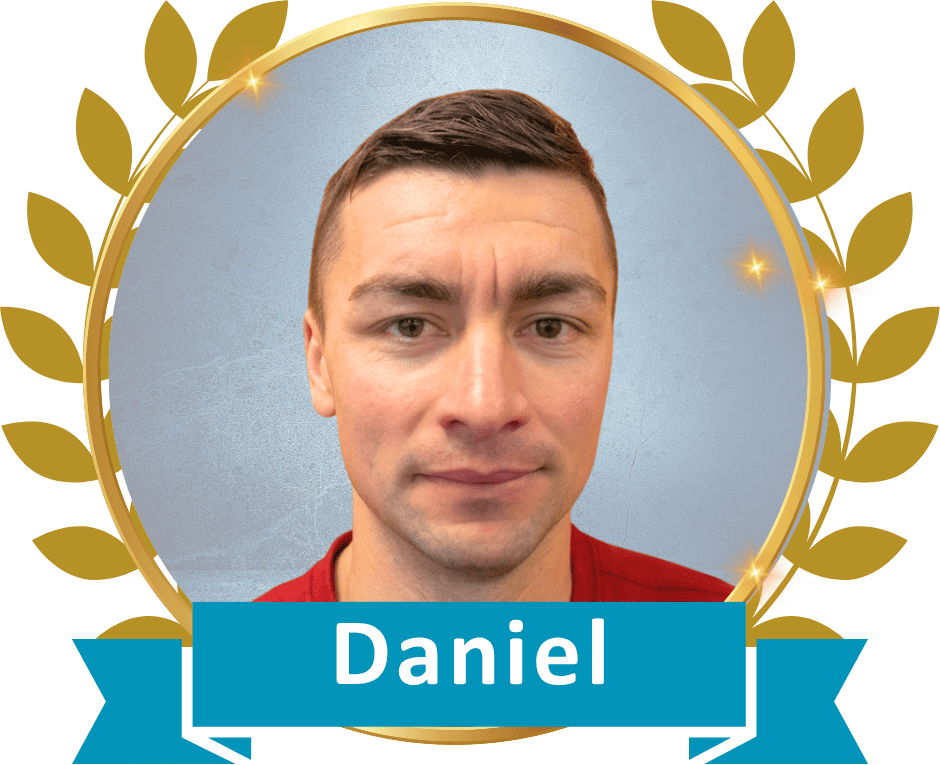 Daniel, Derrycourt April Employee of the month