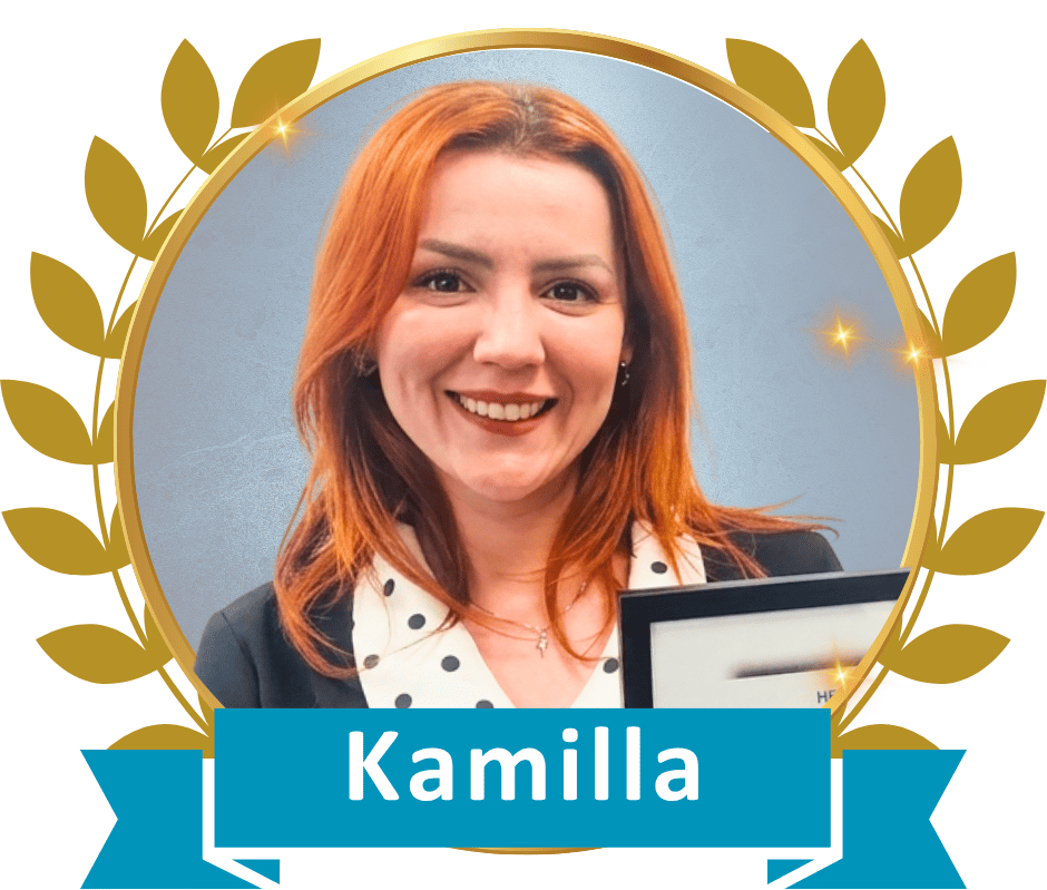 Kamilla, Derrycourt 2026 Employee of the quarter