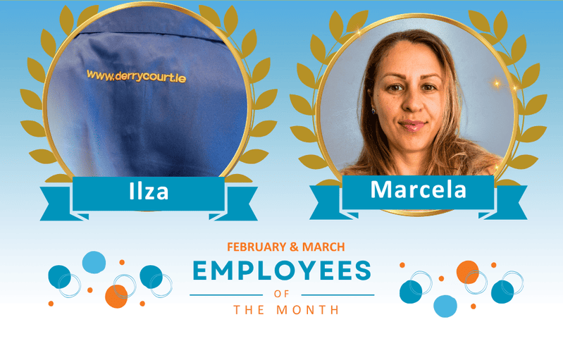 February and March Derrycourt employees of the month