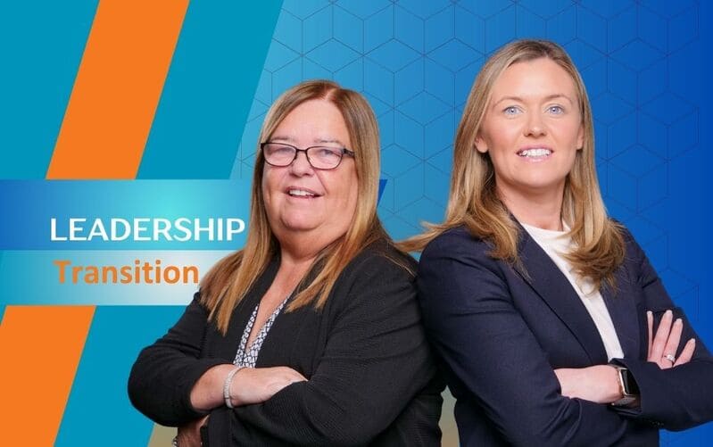Ann O'Hanlon and Avril McCarthy, as Avril appointed as Derrycourt CEO